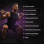 GLO Health Foods Cold-Processed Whey Protein - Salted Caramel Flavor - 24g Protein per Serving - Whey with Digestive Enzymes & BCAAs - Supports Muscle Growth, Strength & Recovery - 2 LB (28 Servings)