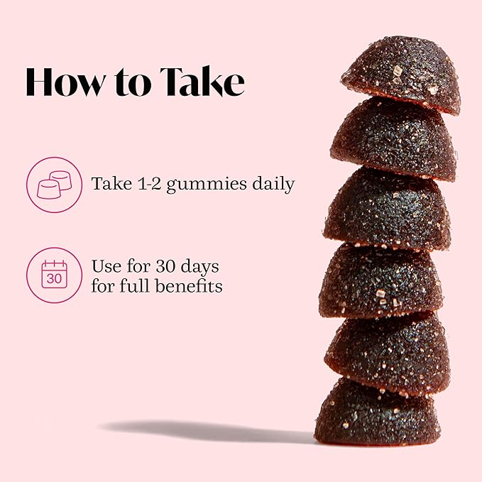 Winged Wellness Happy Her Mood Gummies - Daily Mood Enhancer Support Supplement for Women - Vitamin D with Saffron, Lemon Balm, & Lions Mane Mushrooms for Balance & Calming Relief - 50 Vegan Gummies