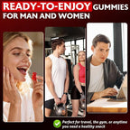 Creatine Monohydrate Gummies for Women & Men, Taurine & B6, Chewable Creatina Pre Workout Gummies for Max Strength & Muscle Growth, Energy, Endurance, Creatine for Men & Women - 1 Pack