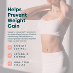 GLP-1 Supplement | Natural GLP-1 Production | GLP 1 Booster Drink Mix to Control Appetite and Cravings | Great Tasting Metabolic Support - Yerba Mate, Garcinia Cambogia, Berberine [Peach]