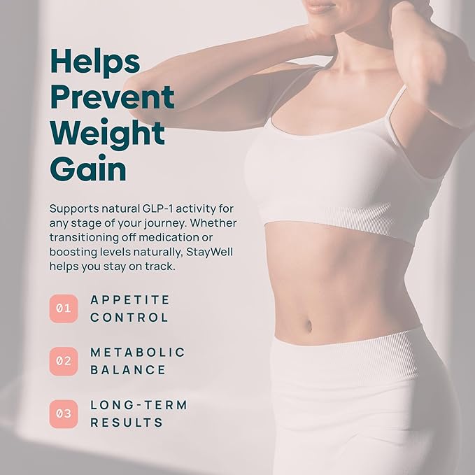 GLP-1 Supplement | Natural GLP-1 Production | GLP 1 Booster Drink Mix to Control Appetite and Cravings | Great Tasting Metabolic Support - Yerba Mate, Garcinia Cambogia, Berberine [Peach]