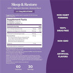Natrol Sleep & Restore Capsules - Calm Magnesium Glycinate, Magnesium Sleep Aid with GABA, Melatonin 5mg, Botanical Blend, 30 Day Supply