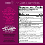 Mushroom Supplement Gummies for Immunity – Reishi, Turkey Tail, Chaga, Zinc, D3 – Vegan Gummy for Healthy Immune Support - Elderberry Blueberry Flavor (60 Count)
