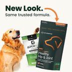 VetriScience Healthy Hip & Joint Chews, GlycoFlex Glucosamine and Green-Lipped Mussel Joint Support Supplement for Dogs, Promote Mobility and Protect Joints, Chicken, 120 Count