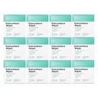 Her Fantasy Box | Everywhere Wipes – 100% Organic Cotton, Gentle & Refreshing, pH-Balanced, Fragrance-Free, Plant-Powered for Body, Face & Intimate Areas, Ideal for Sensitive Skin - 12 Pack, 180 Wipes