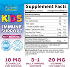 Kids Immune Support Supplement Gummies - Daily Childrens Vitamins C, Zinc & Echinacea - Gummy for Kids Immune Support, Ages 4 and Up, Natural Berry Flavor, Non-GMO, Gluten-Free & Vegan - 120 Gummies