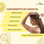Pure Carrier and Essential Oils for Skin Care, Hair, Body Moisturizer for Face-Anti Aging Skin Care (Lemon Oil, 4oz)