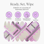 Sense Cleansing Wipes (12 Pack) Individually Wrapped pH Balance Wipes for Women - Made in the USA, Flushable Wipe, On-The-Go Before and After Freshness Intimate Wipe, Feminine Care