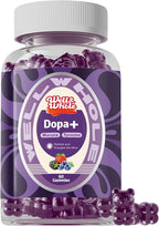 Well&Whole Dopamine Gummies - Mucuna Pruriens Supplements Gummies 500mg with L-Tyrosine 200mg & Ashwagandh, Mood & Focus Support, Berry Flavor, Non-GMO, Gluten-Free, 60cts (1)
