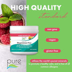 Pure Essence Labs Ionic Fizz Magnesium Plus, Anti-Stress Supplement Drink Powder, Gluten Free and Non-GMO Magnesium Powder (Raspberry Lemonade, 6.03 Ounce (Pack of 1))