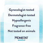 Monistat Feminine Wipes, 12 Ct, Pack of 2 | With Boric Acid | Fragrance Free