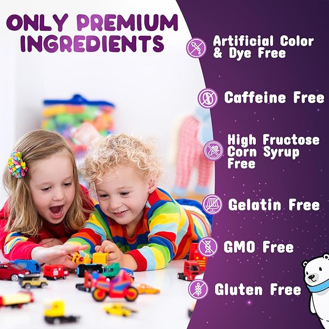 Kids Immune Support Gummies - Vitamin C, Zinc & Echinacea Children's Daily Immune Health Support Gummy Supplement for Ages 4 and Up, Natures Kid's Vitamin C Gluten-Free & Non-GMO, Vegan - 120 Gummies
