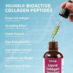 Liquid Collagen Supplement Drops for Dogs: Hip & Joint Support, Skin & Coat Health, Itch Relief in One Daily Supplement with Bioactive Collagen Peptides - Pure Formula Support for All Dog Sizes & Ages