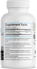 Bronson UC-II Type II Collagen with Undenatured Type II Collagen, 30 Capsules