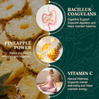 Women’s Daily Probiotic Gummies – Feminine Balance & pH Support – Vegan, Gluten-Free – Pineapple Flavor – 60 Gummies (30 Servings)