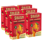 SOLELY - Organic Mango & Strawberry Whole Fruit Gummies (Pack of 6 Boxes, 5 Bags per Box) - Real Fresh Fruit - Healthy Snacks for Adults & Kids - Non GMO, Vegan Snacks, Shelf Stable - 30 Bags (3.5 oz)