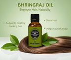 EARTH N PURE Bhringraj Oil Cold Pressed, Natural & Therapeutic Grade for Hair Growth 15 ml