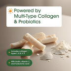 NatureBell Multi Collagen Complex - 300 Capsules - 5 Collagen Peptides (Type I, II, III, V, X), Hyaluronic Acid, Biotin & Probiotics - Hair, Skin, Nail, Joint & Gut Health Support*