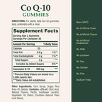 Nature's Bounty CoQ10 Gummies, Supports Heart Health, CoQ10 200mg, Peach Mango Flavor, 60 Count