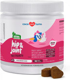 Hip and Joint Supplement for Dogs - with Collagen, Glucosamine for Dogs - Fish Oil - Hip & Joint Support, Ease Inflammation, Antioxidant. (Max Strength)
