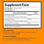 Arymar Glucosamine Chandroitin Powder (1500mg/1200mg) - Joint Health Support Supplement - Helps Maintain Mobility & Flexibility - High Absorption Formula - 300g (10.5 oz) (2, 20.3)