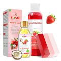 Feminine Wash & Yoni Oil & Yoni Soap Set for Women, Yoni Wash for Vaginal Ph Balance Remove Odor, 1 Fl.Oz Moisturizing Feminine Oil & 5.07 Fl.Oz Body Wash & 3.53 Oz Soap Bar