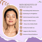 Pure Carrier and Essential Oils for Skin Care, Hair, Body Moisturizer for Face Aging Skin Care (Maracuja Oil (Passion Fruit, 4oz)