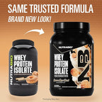NutraBio 100% Whey Protein Isolate Protein Powder, 25g Protein with Complete Amino Acid Profile, Non-GMO, Soy & Gluten Free, Low Carb, Low Calorie Whey Protein Powder, Cinnamon Sugar Donut, 2 Lbs