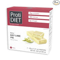 ProtiDIET Key Lime Pie Protein Wafer Bar - Low Sugar High Protein Snacks for Adults, Perfect On the Go Meal Replacement Bar and Nutritional Snack - 7 Key Lime Wafers Per Box