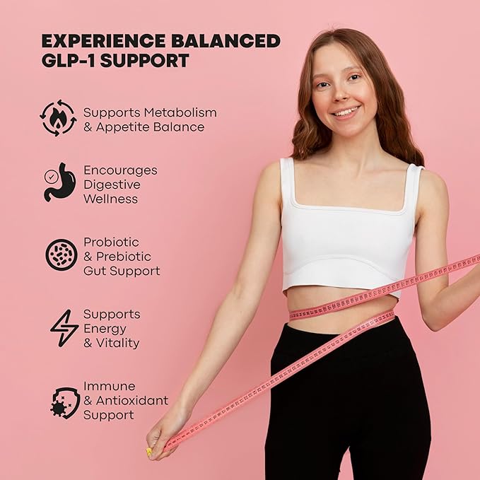 GLP-1 Support Weight Loss Probiotic Supplement - Women Men Natural Appetite Suppressant & Metabolism Booster - Daily GLP1 Support to Activate Fat Burn Support Healthy Gut Curb Hunger