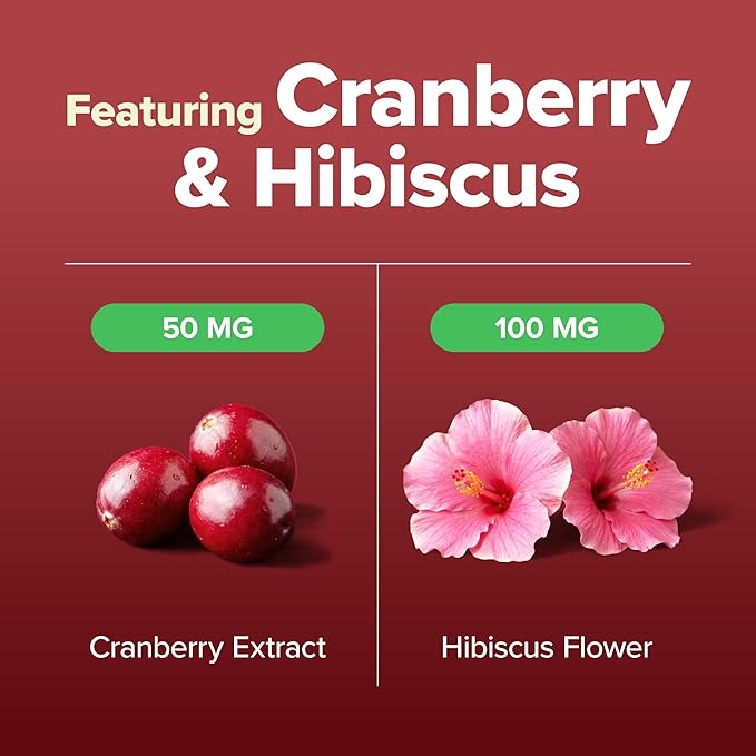 D Mannose with Cranberry | Drug-Free Urinary Tract Health Support | Evidence-Based DMannose 1300mg for Urinary & Bladder Health for Women | D Mannose Supplements for Women & Men | Non-GMO | 240 Ct