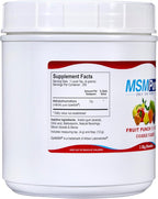 KALA HEALTH MSMPure Fruit Punch Flavored Coarse MSM Powder Flakes – US-Made MSM for Joint Health, Skin Appearance, and Hair & Nail Support – 2.2 lb, Organic Sulfur