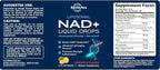 Liposomal NAD Supplement - 1200mg NAD+ Liquid Drops for Women & Men, Nicotinamide Riboside with Resveratrol, PQQ, CoQ10, Quercetin for Anti-Aging, Brain & Cellular Mitochondrial, Pineapple 2 Fl Oz