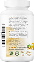Micro Ingredients Vitamin D3 K2 Gummies, 120 Count | 5,000 IU Vitamin D + 100 mcg K2 MK-7 | Bone, Immune & Heart Health Supplements* | Sugar Free Golden Passion Fruit Flavor | Non-GMO, Gluten Free
