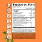 Vegan Thyroid Support Gummies with Sea Moss - Thyroid Support Gummies for Comprehensive Support for Men and Women with Iodine Selenium and Other Potent Vitamins - Gelatin-Free Non-GMO - 60 Count