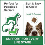 Vitamins for Dogs - 4 in 1 Complex with Omega, Glucosamine, Probiotics and Vitamins - 120 Chews Single Pack Roasted Turkey
