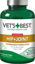 Vet's Best Advanced Hip & Joint Dog Supplements | Formulated with Glucosamine and Chondroitin to Support Dog Joint and Cartilage Health (3165810242)