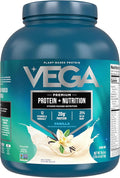 Vega Protein + Nutrition - 20g Plant-Based Pea Protein, Vanilla, 30 Servings, Vegan Keto Superfood, Antioxidant-Rich, Gluten Free, Dairy Free, Low Carb, 2.3lbs (Packaging May Vary)