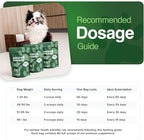 Human-Grade Superfood For Dogs, Premium Greens Powder Supplement For Dental Health, Longevity, Hip & Joint, Gut Health, Allergies, Immune Support, Skin & Coat - 3.5 oz Nutrient Dense Formula