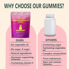 Premium Feminine Balance Gummies - for Women’s Health & Wellness - Immune Support - Vegan, Gluten-Free - Hawaiian Pineapple - 60 Gummies - 30 Servings