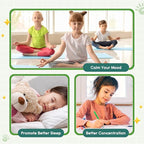 Magnesium Glycinate Gummies for Kids: Calm Magnesium Supplement for Kids & Adults with Zinc Citrate, GABA, Chamomile, Vitamin B6 & C - Sleep, Relaxation & Focus, Green Apple & Kiwi Flavor 60 Count