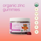 Organic Zinc Gummies by Dr. Ana Maria Temple | Supports Healthy Immune Function & Skin Health | USDA Certified Organic | Gentle, Highly Absorbable Zinc Citrate Form | 60 Gummies