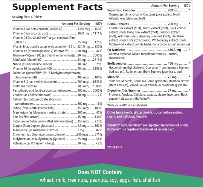 Pure Essence Labs ProFema - Multivitamin for Women - Natural Menopause Relief Supplement - Promotes Hormone Balance, Reduces Hot Flashes, Mood Swings, Night Sweats (60 Capsules)