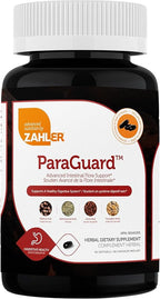 Zahler - ParaGuard Cleanse Softgels - Gut Health Detox Supplement - Formula has Wormwood, Garlic Bulb, Pumpkin Seed, Clove & More - Natural Cleanse Detox for Humans - Certified Kosher 90 Count