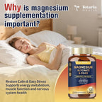 9-in-1 Magnesium Glycinate 500mg + Vitamin D3 5000 IU & K2 Complex - High Absorption - Healthy Stress, Sleep, Muscle Function, Bone Health & Energy Supports | Non-GMO, Gluten-Free 2 Pack