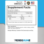 Runner Omega 3 Fish Oil | Helps Support Heart & Joint Health for Running with Omega- EPA & DHA | 1400 mg, 1 Month Capsules for Men and Women | Triple Strength Nutritional Sport Supplement