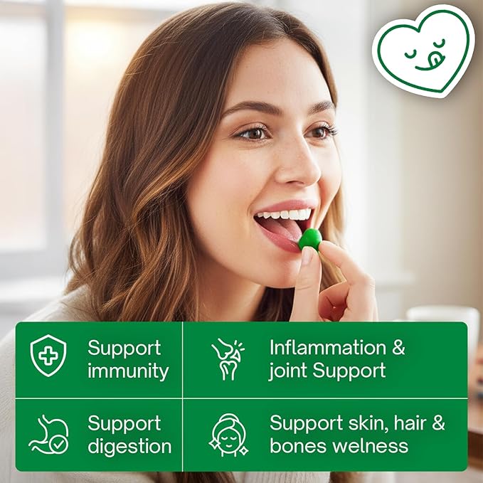 120 Moringa Gummies with Ginger, Turmeric, Cranberry, Amla Fruit & Probiotics | Vegan, Sugar-Free Gummies