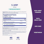 Natrol 5-HTP 200 mg, Time Release, Support a Balanced Mood, Dietary Supplement Provides Serotonin Production Throughout The Day, 30 Tablets, Up to a 30 Day Supply