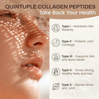 NATURE TARGET Chocolate Multi Collagen Peptides – Collagen Powder for Women with Vitamin C & Creatine, Supports Skin, Hair, Nails & Joint Health - Type I, II, III, V & X, Gluten Free, 35 Servings