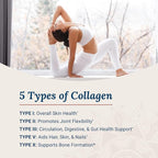 Live Conscious Beyond Collagen Multi Collagen Capsules - Types I, II, III, V & X | Hydrolyzed Blend with Biotin & Vitamin C for Hair, Skin, Nails 90 Capsules (4-Pack)